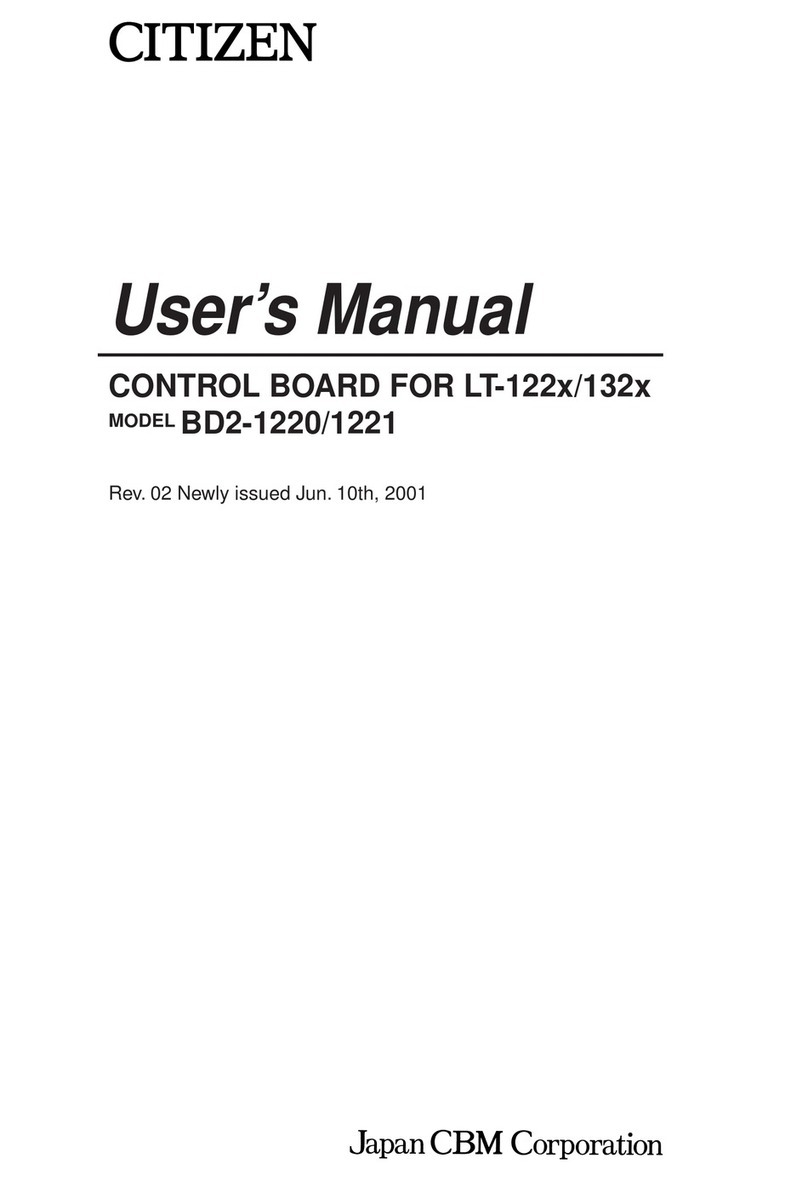Citizen BD2-1220 Manuel utilisateur