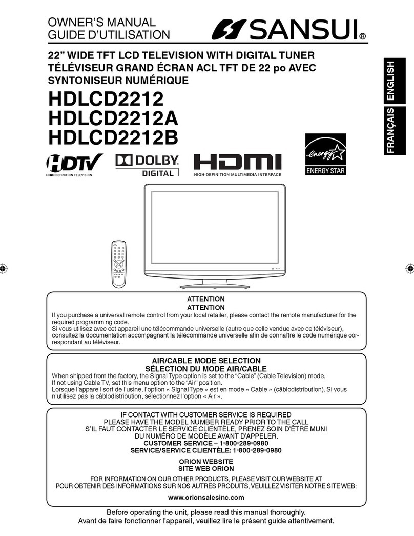 Sansui HDLCD2212 Manuel utilisateur
