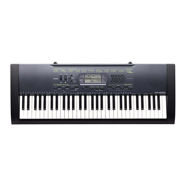 Casio CTK-2000 Manuel utilisateur