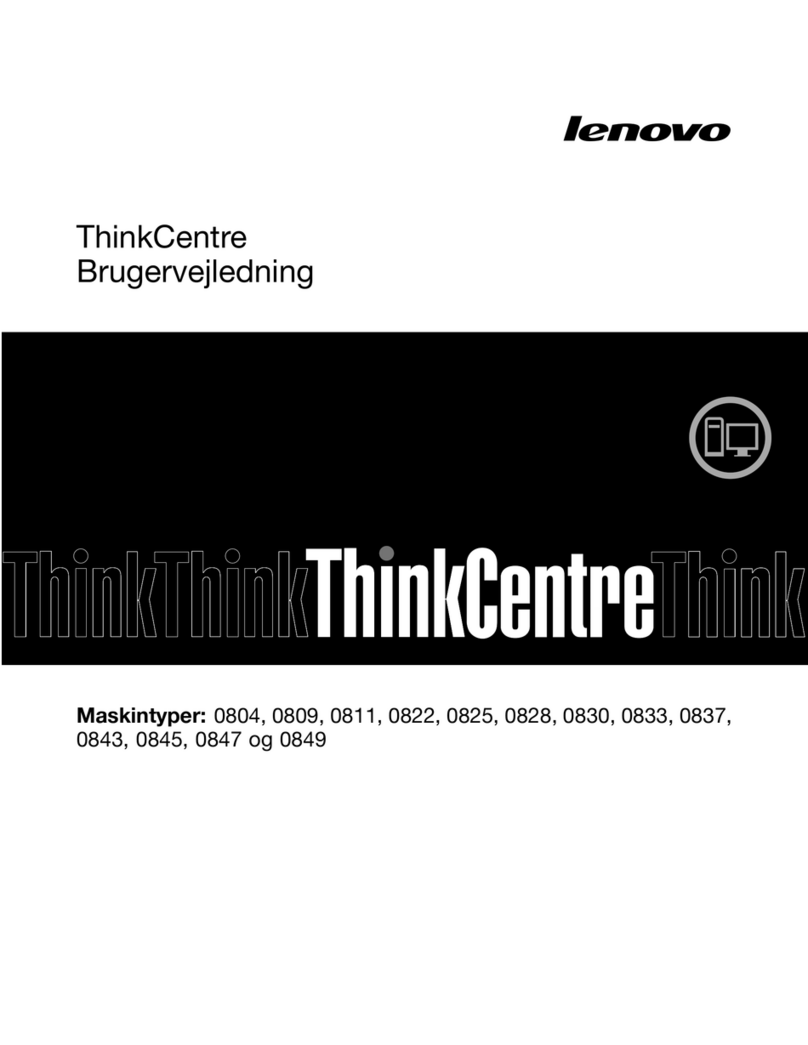 Lenovo ThinkCentre M70e Document technique