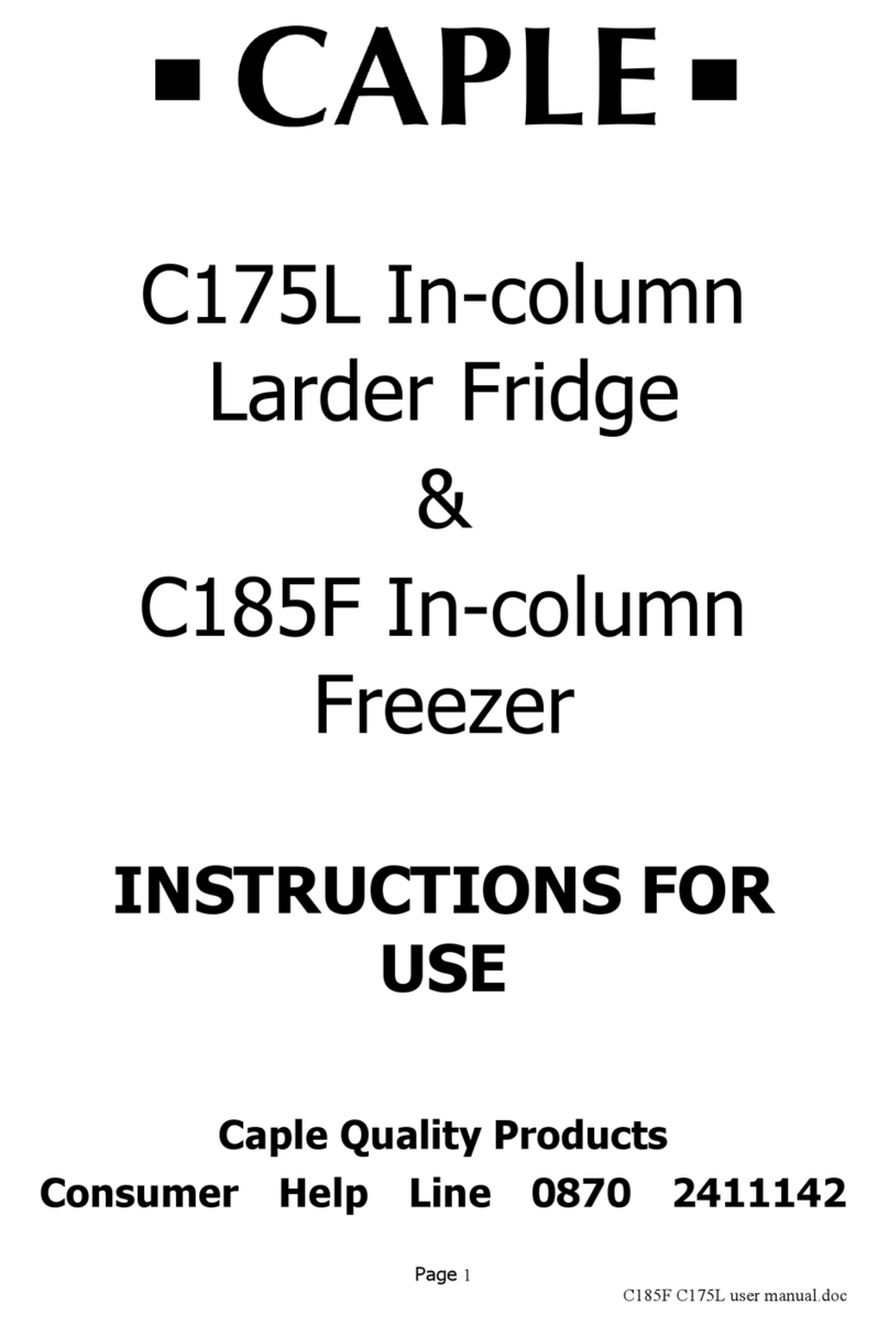 Caple C175L Manuel utilisateur