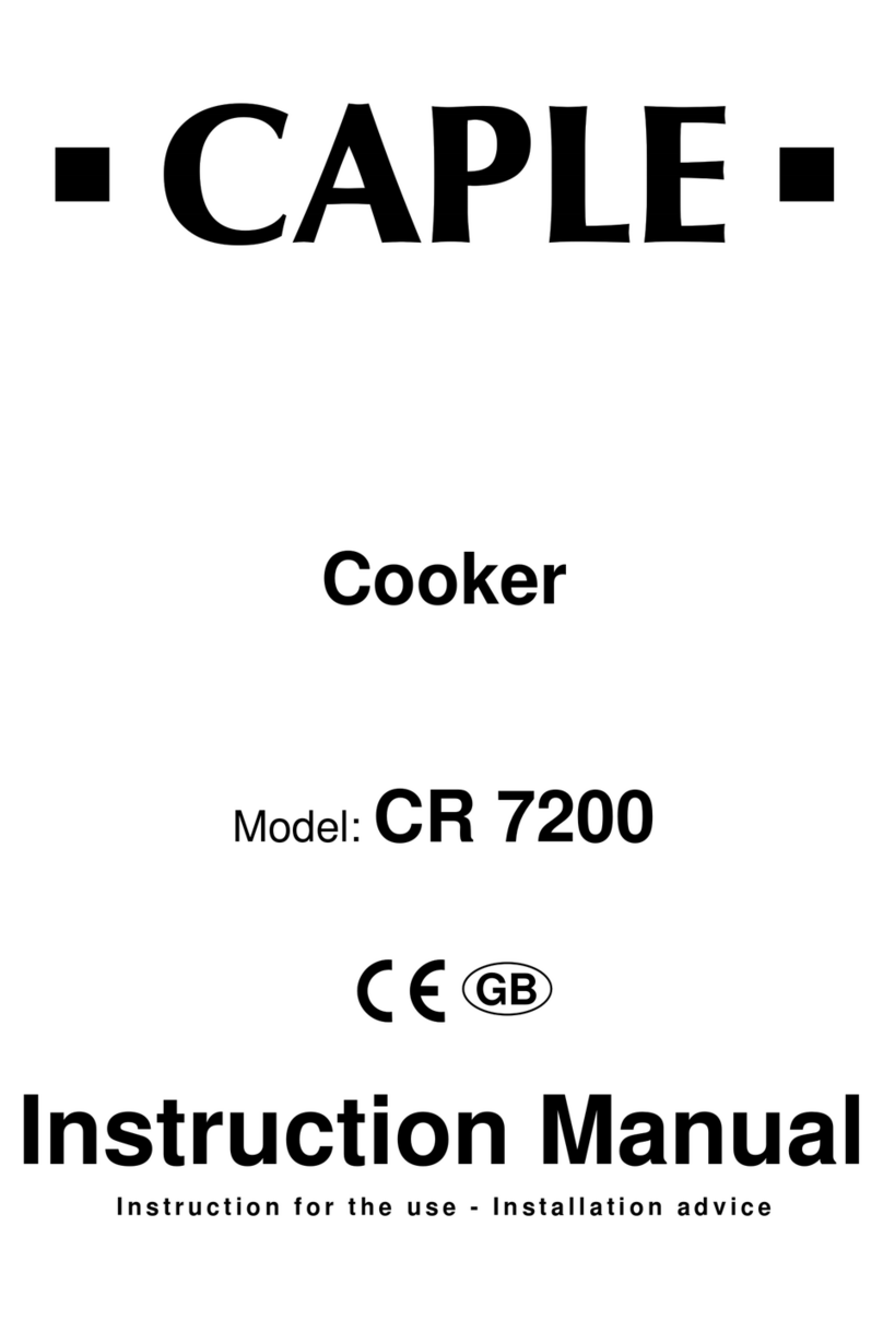 Caple CR 7200 Manuel utilisateur