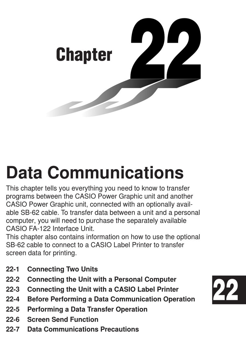 Casio CFX-9970G Manuel d'utilisation et d'entretien