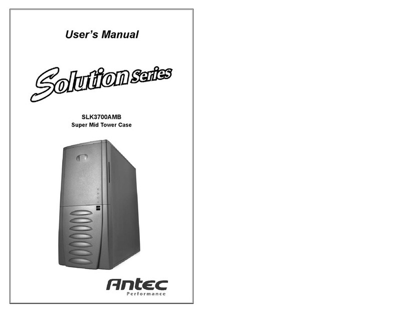 Antec Solution SLK3700AMB User’s Manuel utilisateur