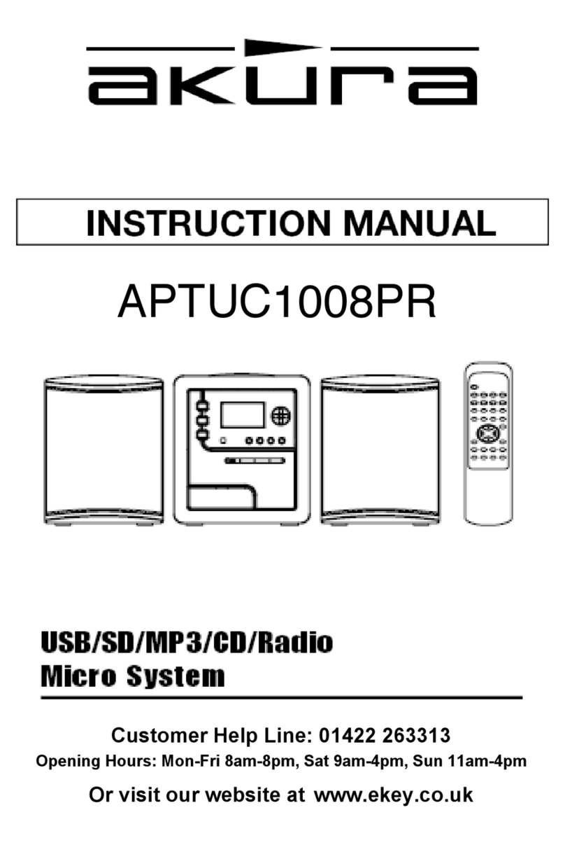 Akura APTUC1008PR Manuel utilisateur