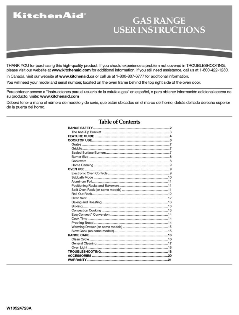 KitchenAid KGRS306BSS Manuel utilisateur KitchenAid KGRS306BSS Manuel utilisateur