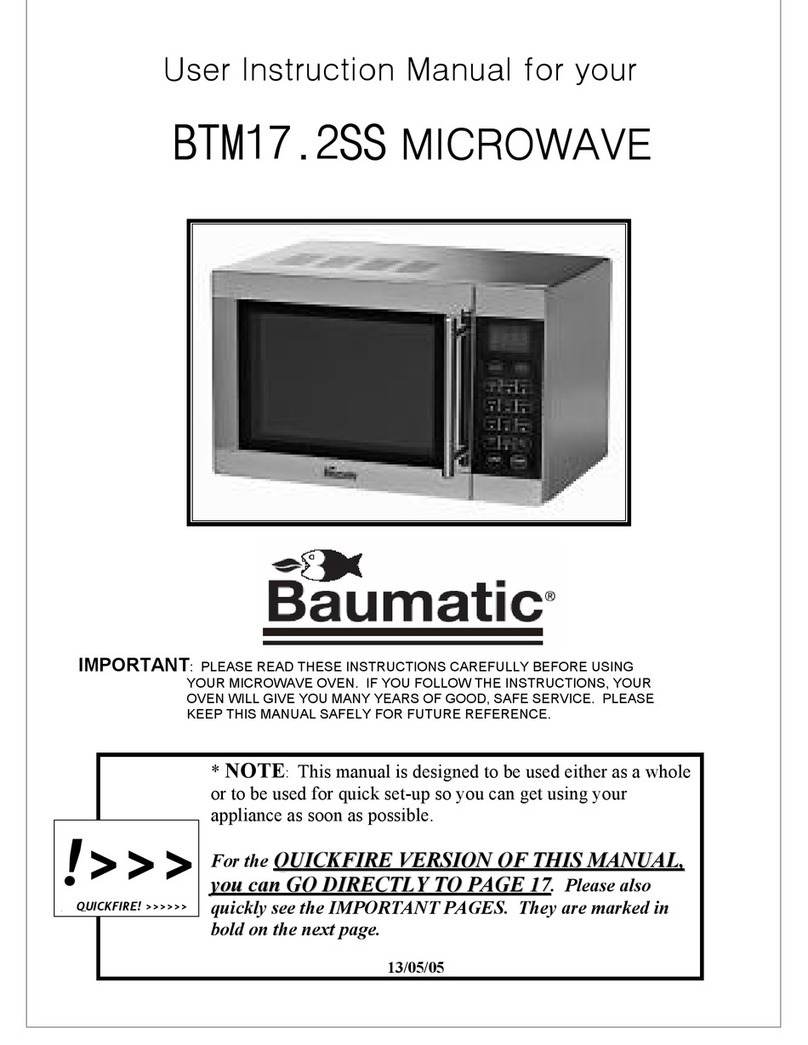 Baumatic BTM17.2SS Manuel de l'opérateur