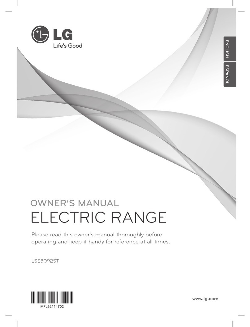 LG LSE3092ST Manuel utilisateur LG LSE3092ST Manuel utilisateur