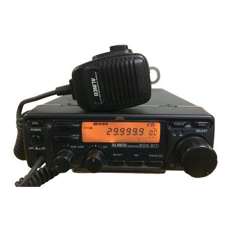 Alinco DX-801 Manuel utilisateur