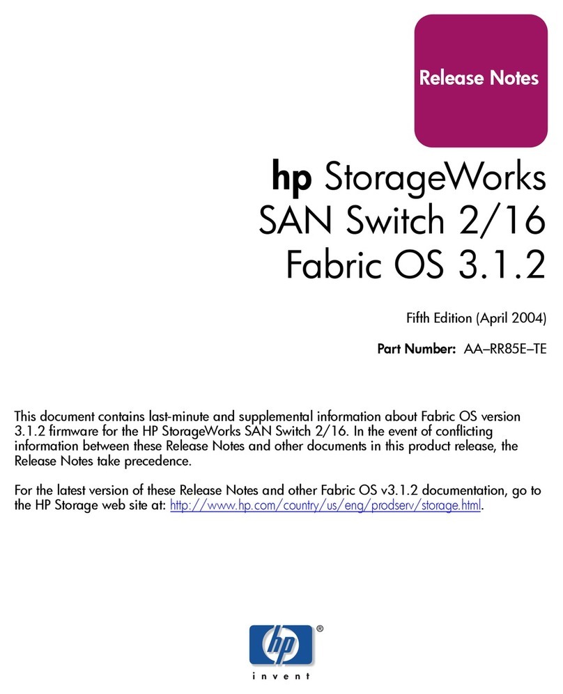 HP StorageWorks 16-EL - SAN Switch Mode d’emploi