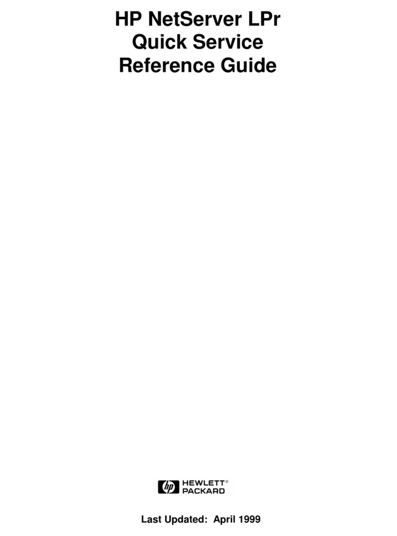HP D7171A - NetServer - LPr Manuel utilisateur