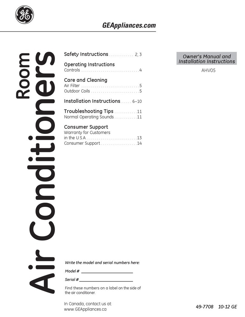 GE AHV05LR Instructions originales