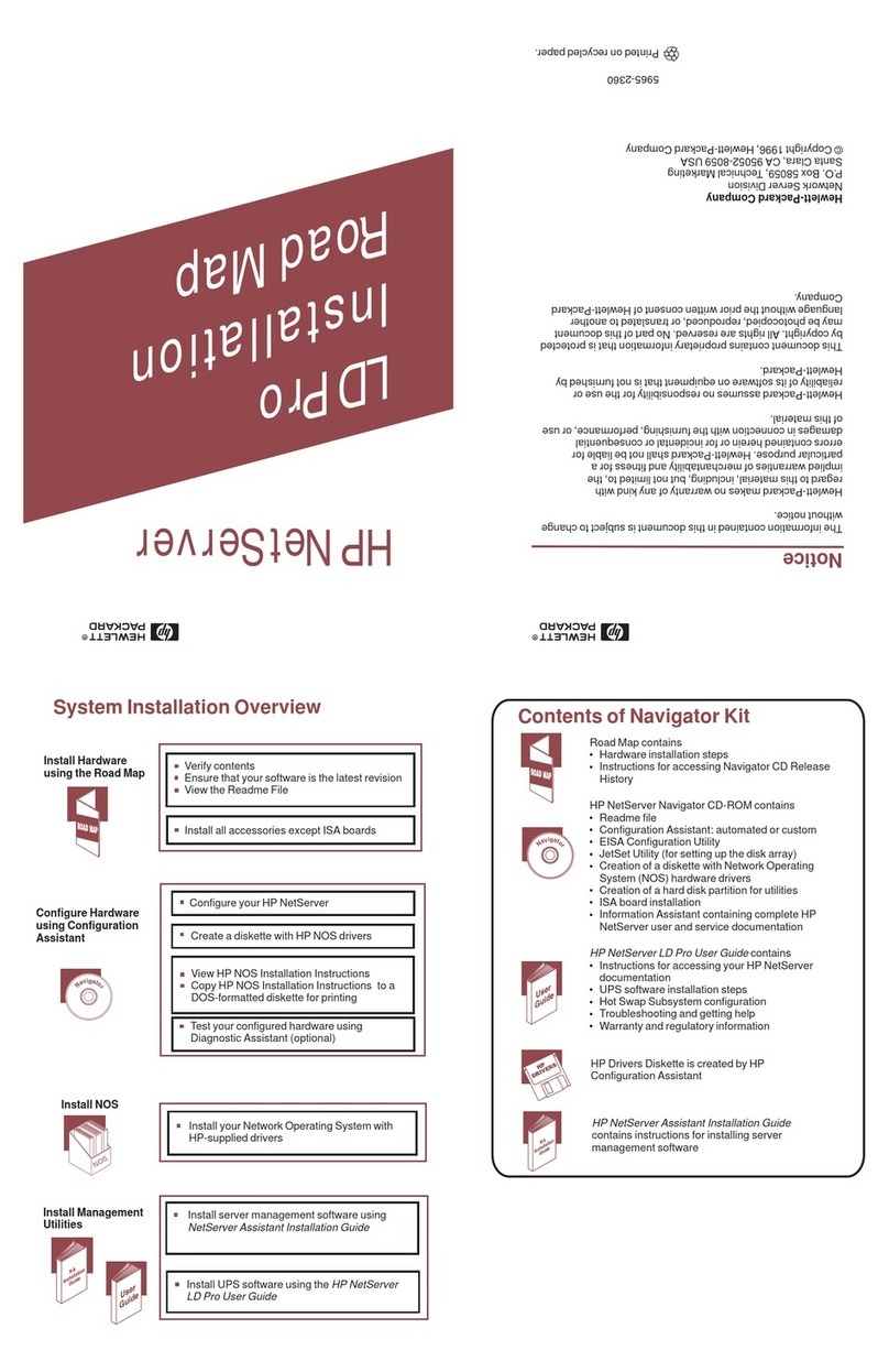 HP D7171A - NetServer - LPr Manuel utilisateur