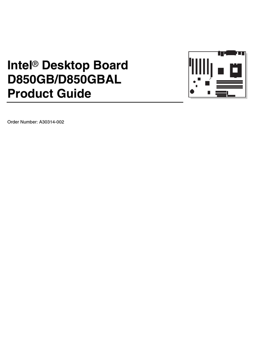 Intel D850GB Manuel utilisateur