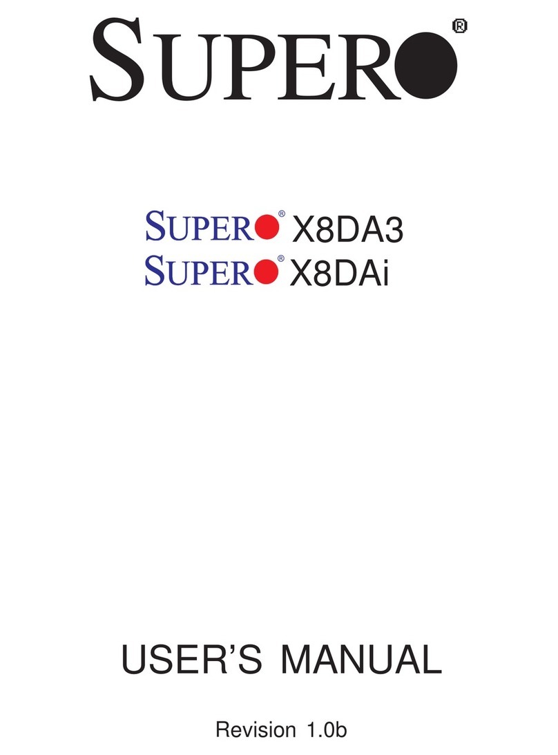 Supero X8DAi Manuel utilisateur