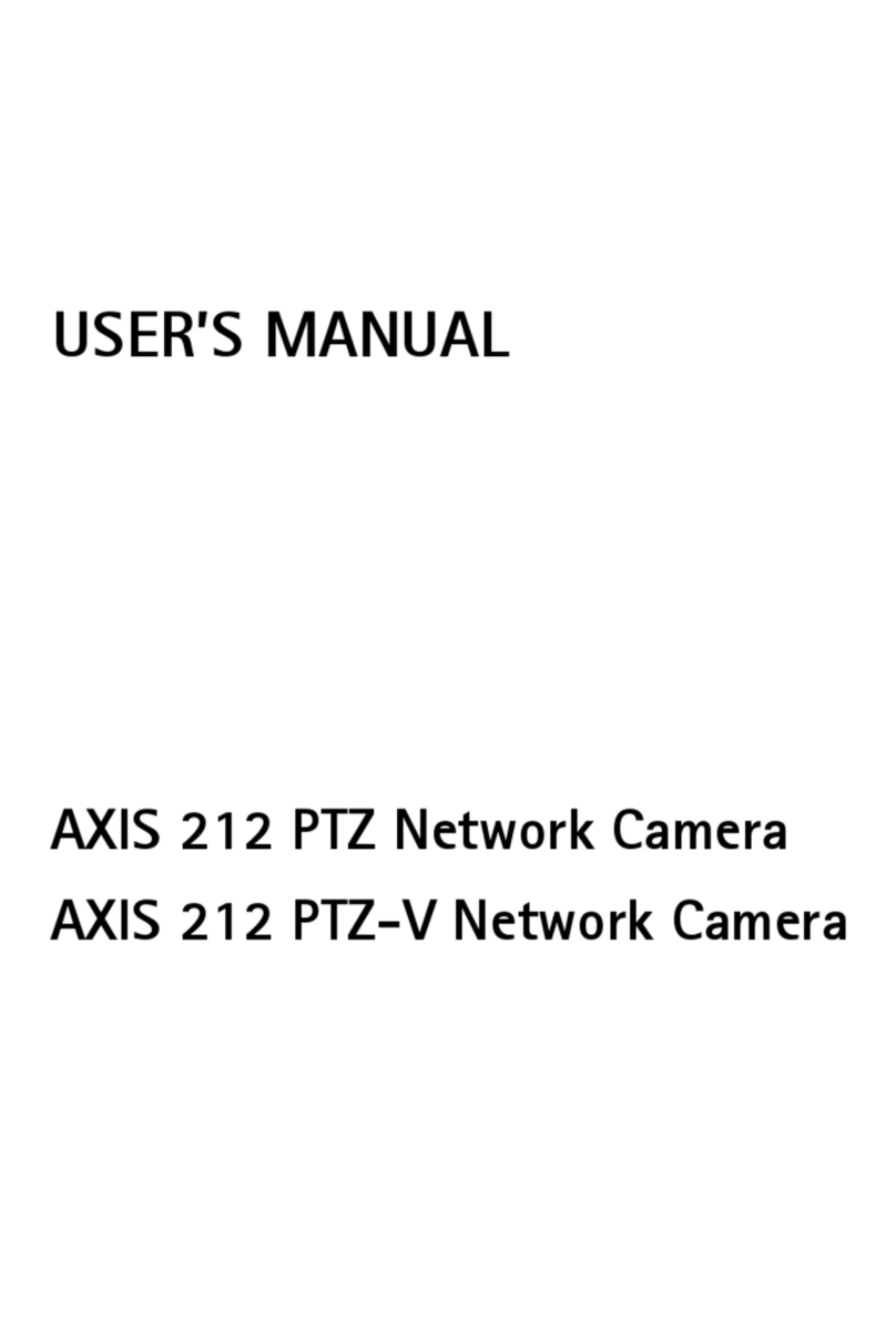 Axis AXIS 212 PTZ-V Manuel utilisateur