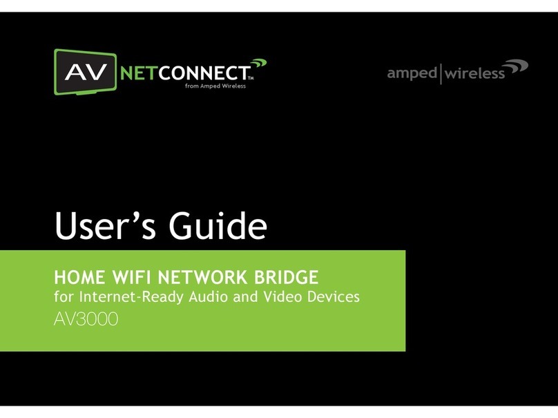 Amped Wireless AV3000 Manuel utilisateur