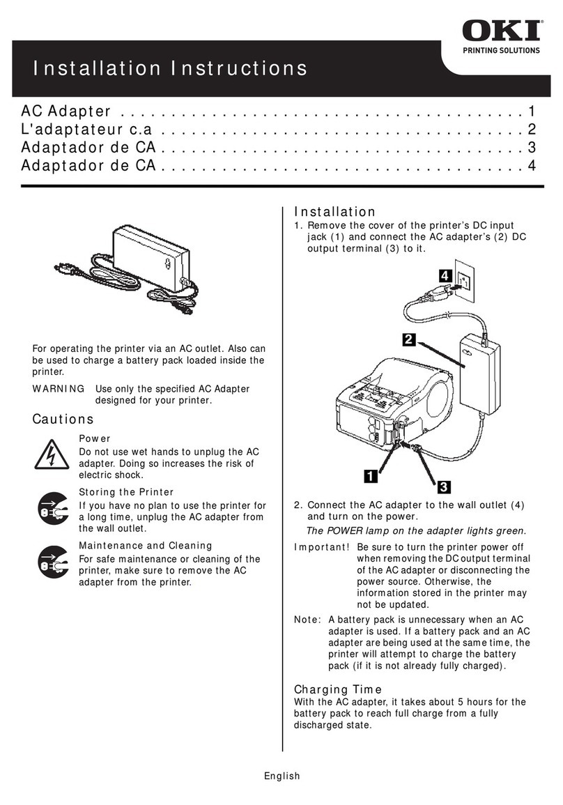 Oki LP441s Manuel utilisateur