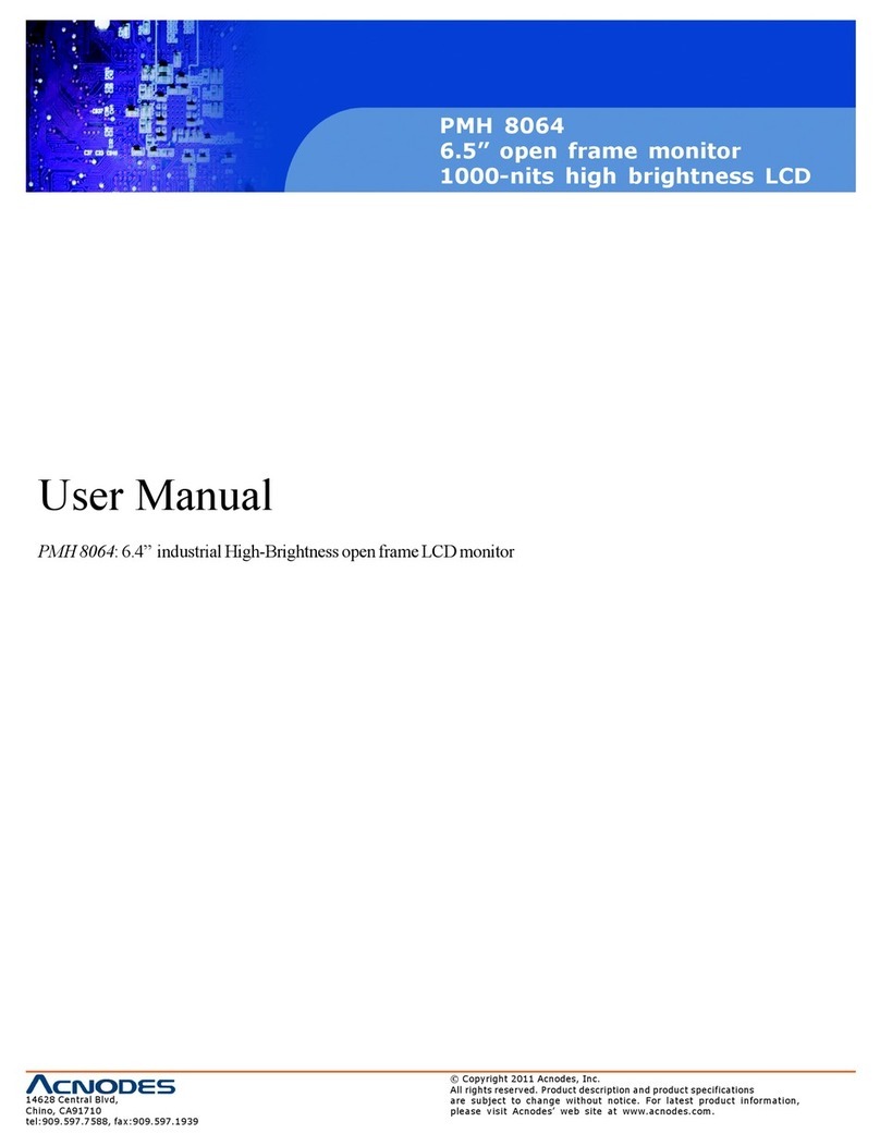 Acnodes PMH 8064 Manuel utilisateur