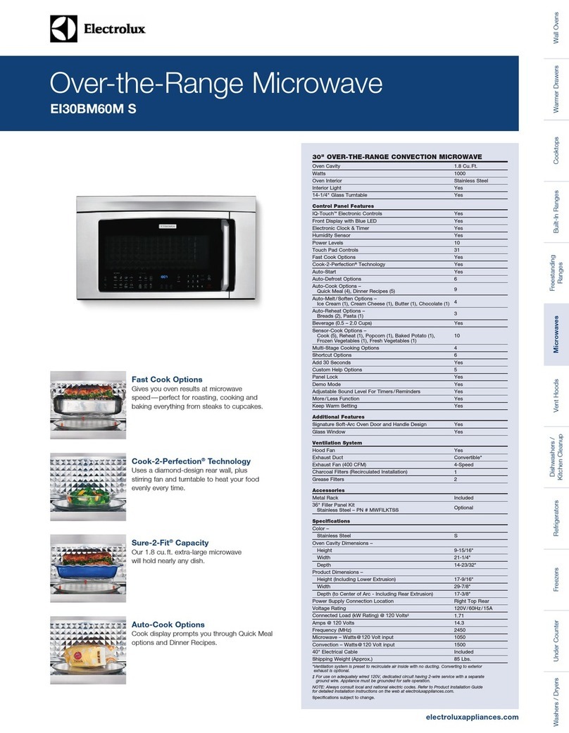 Electrolux EI30BM60MS Instructions d'installation