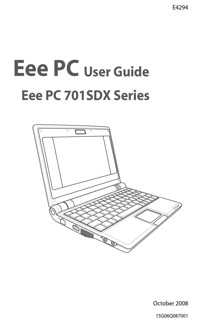Asus Eee PC 701SDX Linux Manuel utilisateur