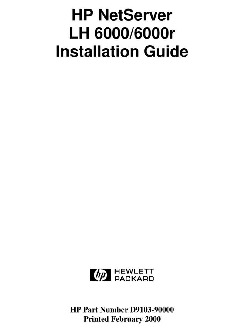 HP LC2000r - NetServer - 128 MB RAM Manuel utilisateur