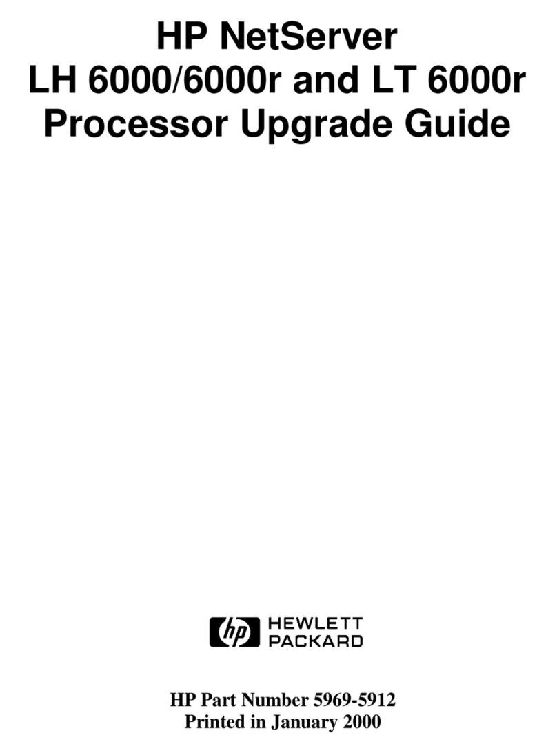HP LC2000r - NetServer - 128 MB RAM Manuel d'installation et d'exploitation