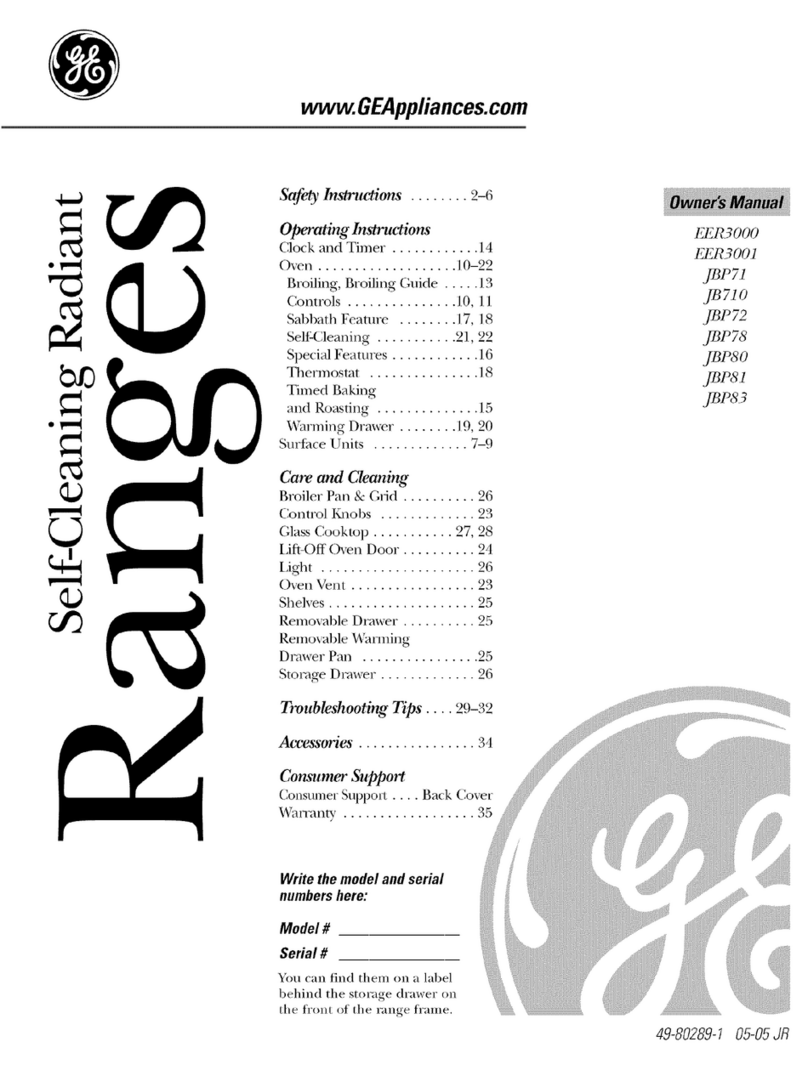 GE EER3000 Manuel utilisateur