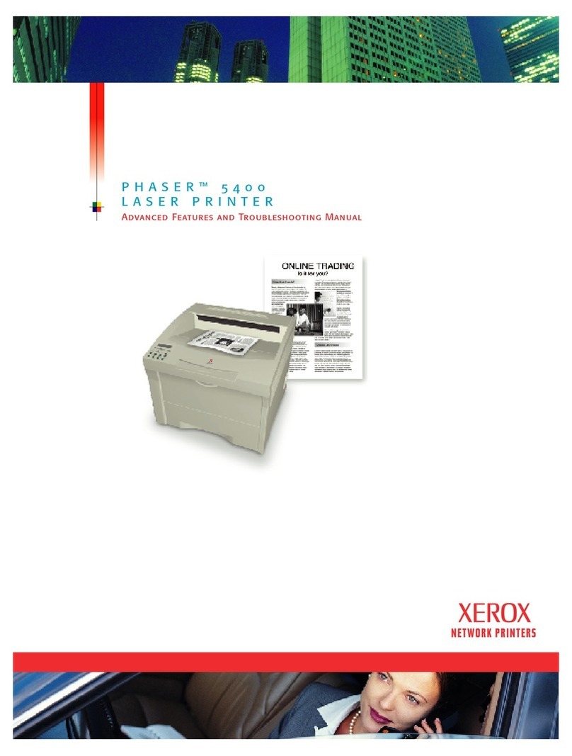 Xerox PHASER 5400 Manuel du propriétaire