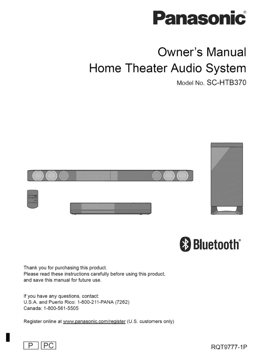 Panasonic SC-HTB370 Manuel utilisateur