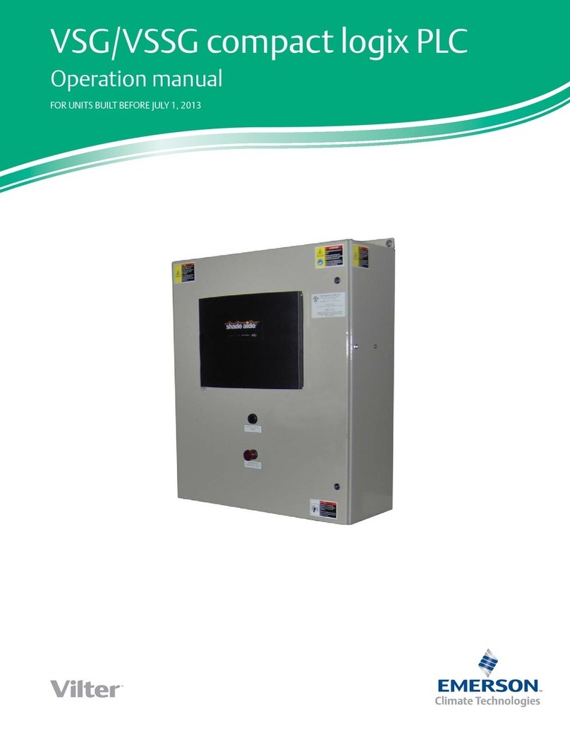 Emerson VSG Manuel utilisateur
