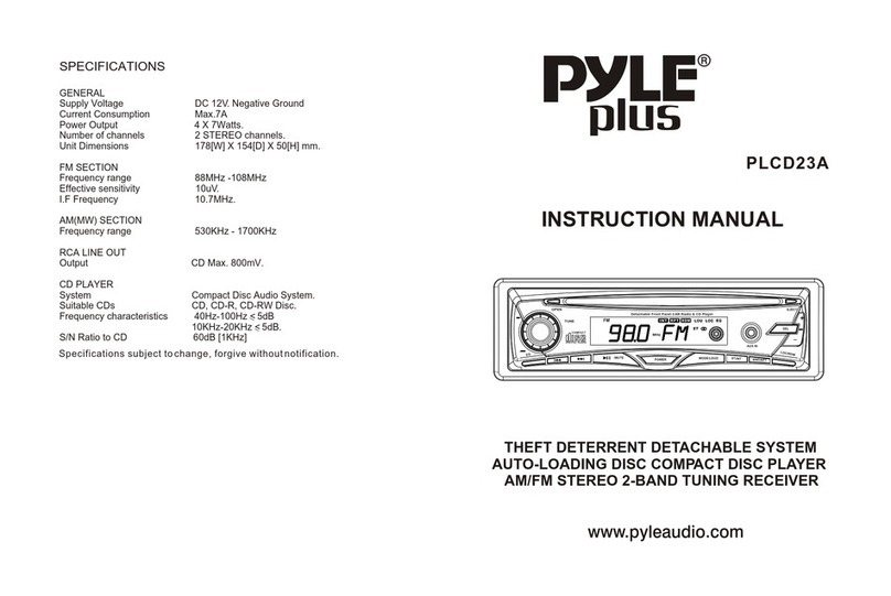 Pyle Plus PLCD23A Manuel utilisateur