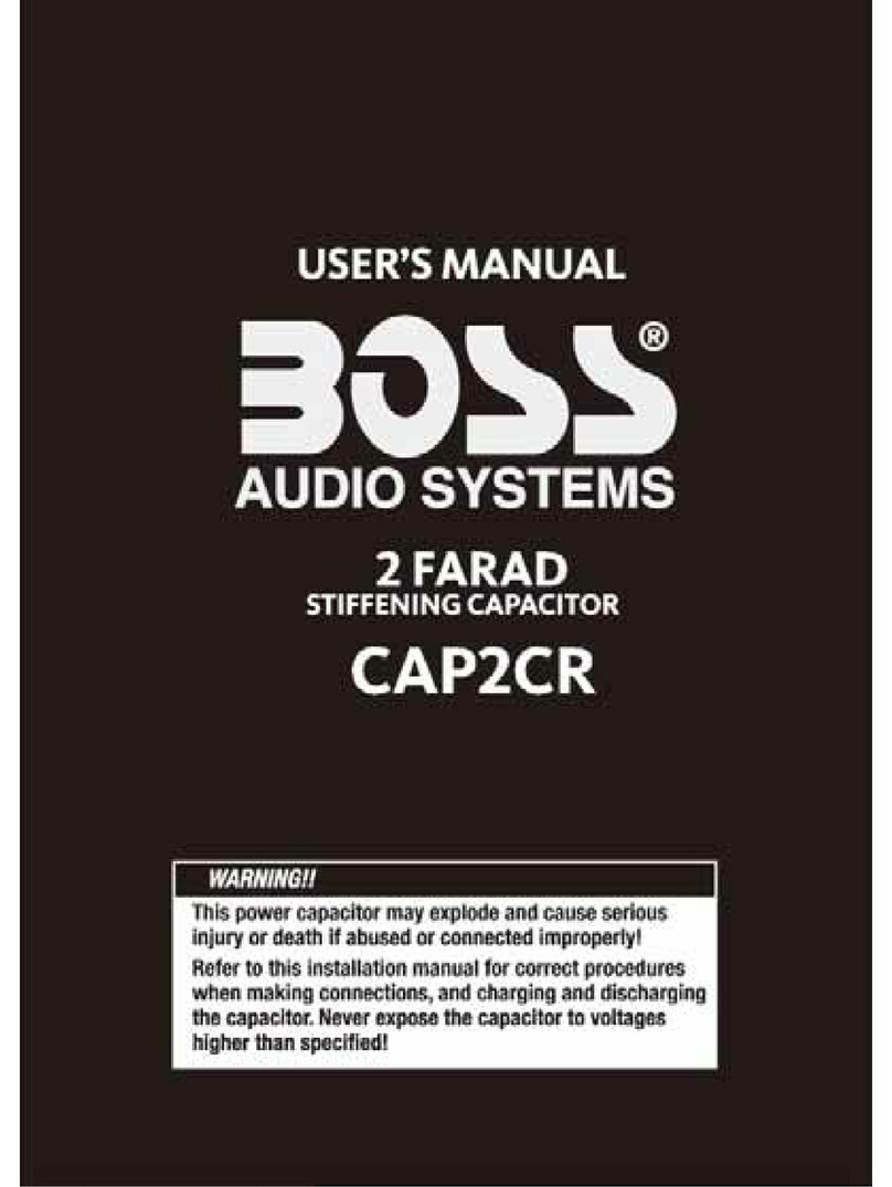 Boss Audio Systems CAP2CR Manuel utilisateur
