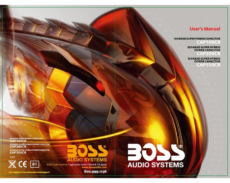 Boss Audio Systems CAP100CR Manuel utilisateur