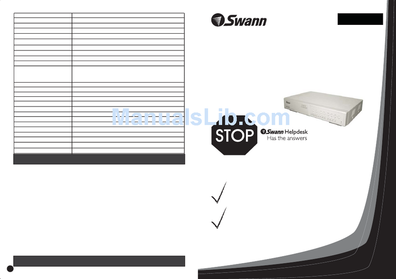 Swann DVR4 Motion Manuel utilisateur