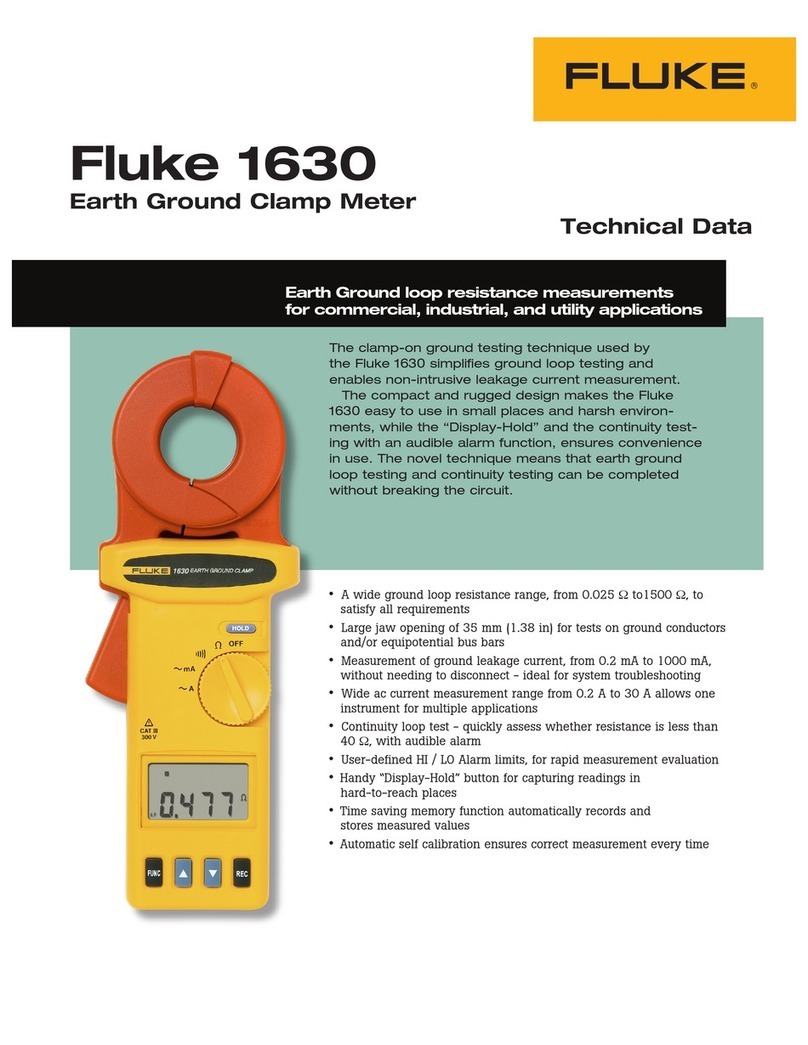 Fluke 1630 Manuel d'instructions