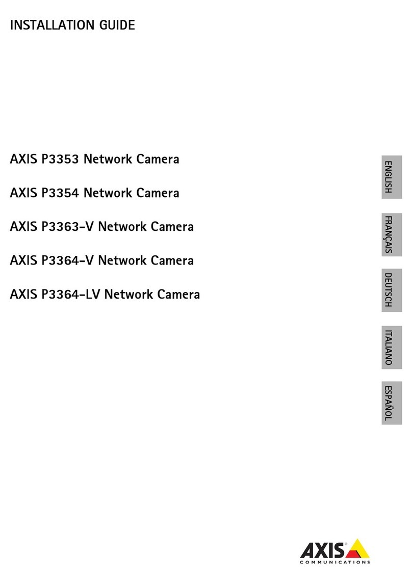 Axis AXIS P3353 Manuel utilisateur