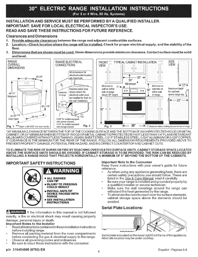 Kenmore 30" Manuel utilisateur