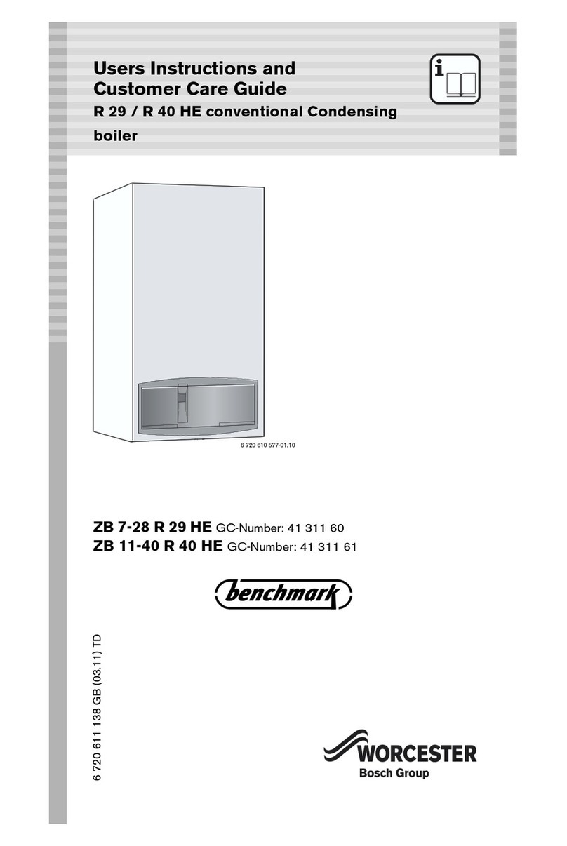 Worcester R29 Manuel utilisateur