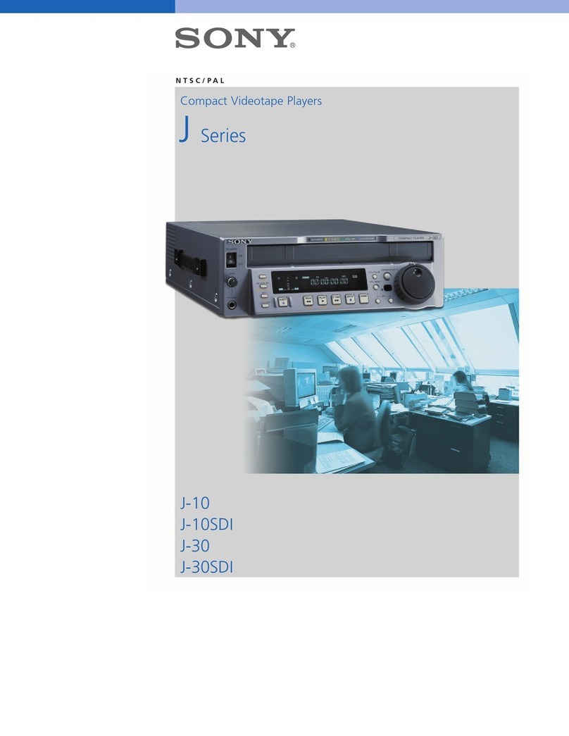 Sony J10 Manuel utilisateur