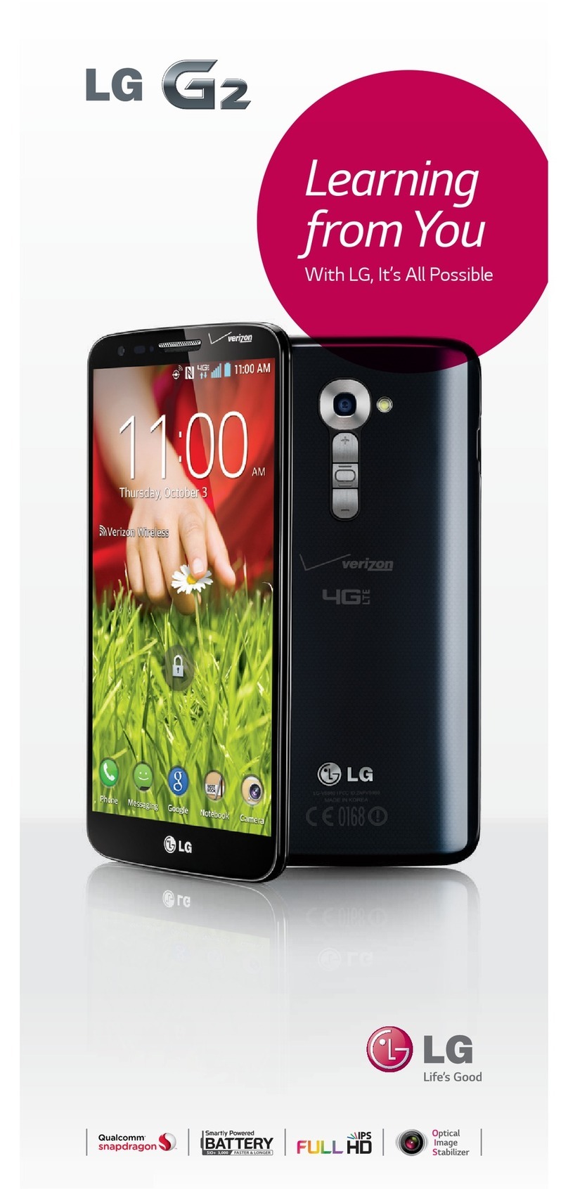 LG Verizon G2 Manuel utilisateur
