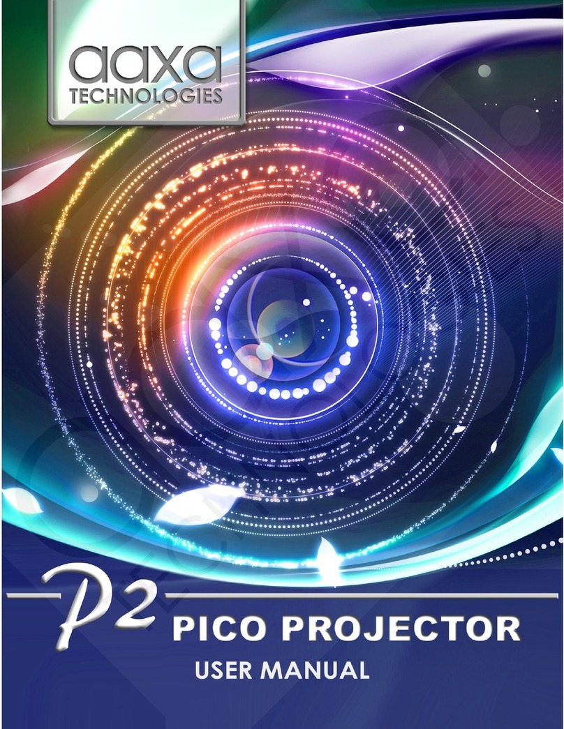 AAXA Technologies P2 Jr. Manuel utilisateur