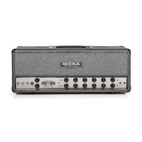 Mesa/Boogie Stiletto Manuel utilisateur