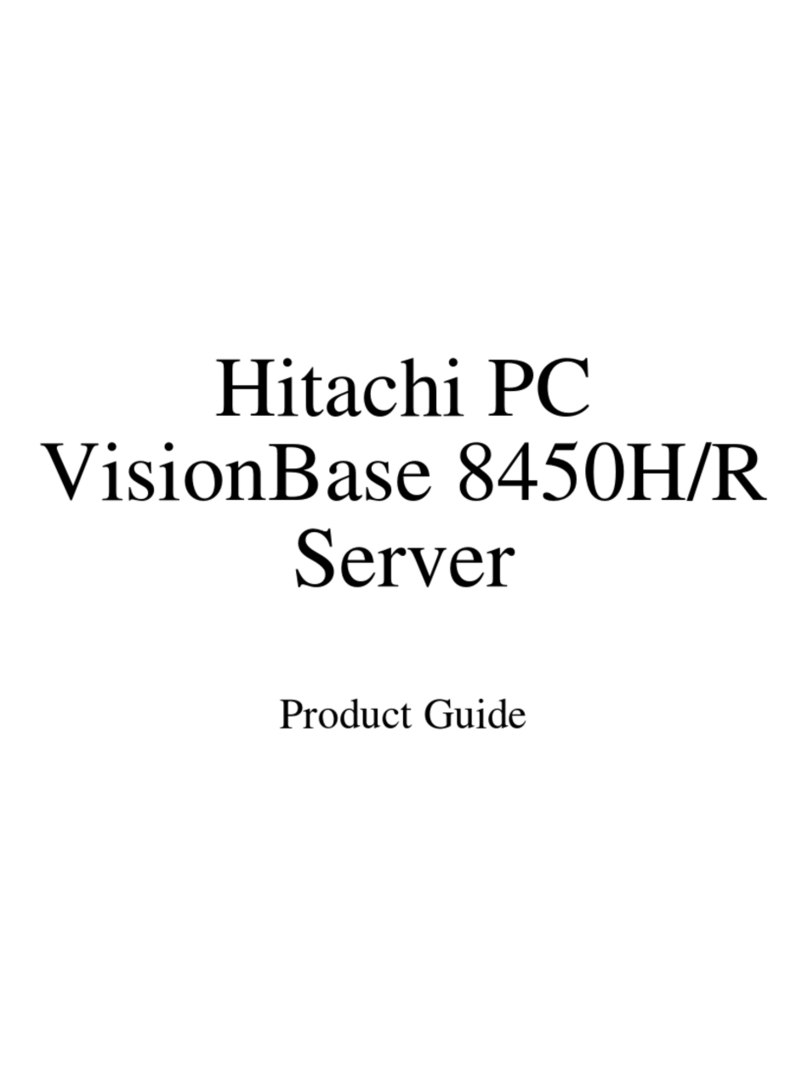 Hitachi VisionBase 8450H Manuel utilisateur