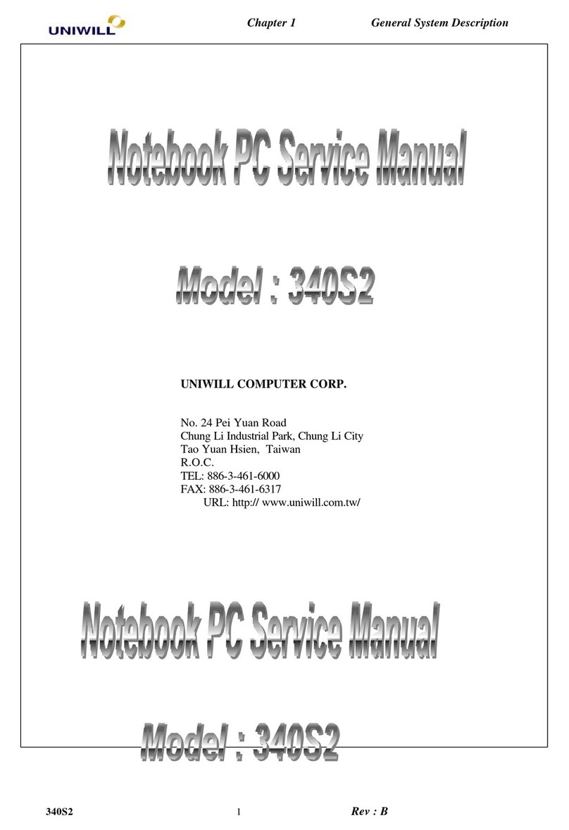 Uniwill 340S2 Manuel utilisateur