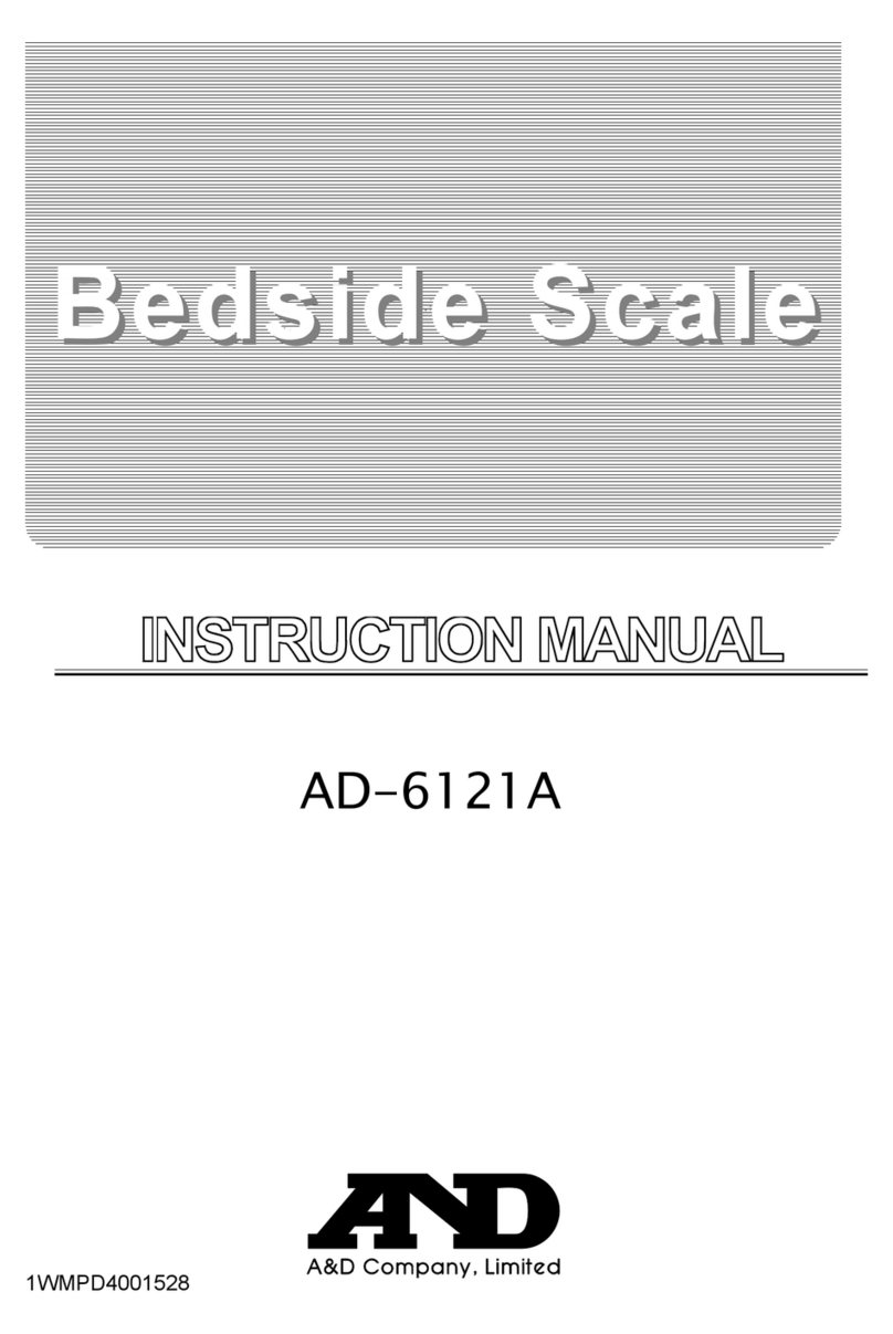 A&D AD-6121A Manuel utilisateur