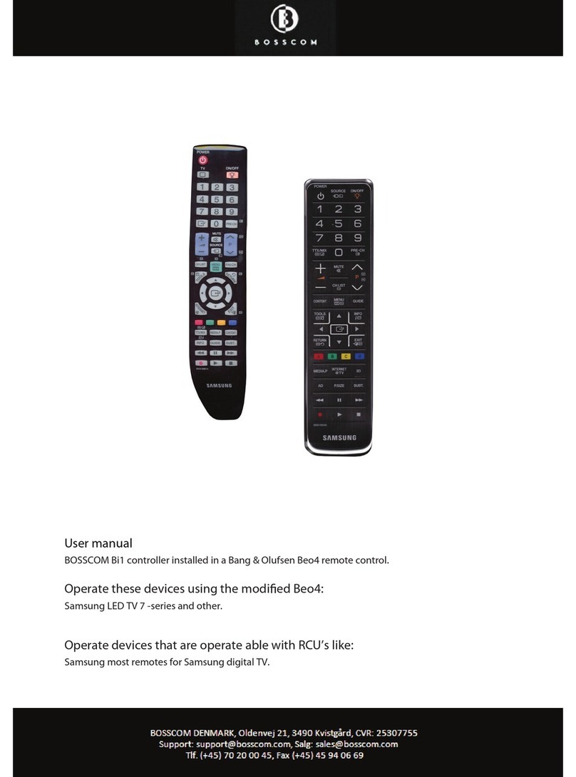 Bosscom BI1 Manuel utilisateur