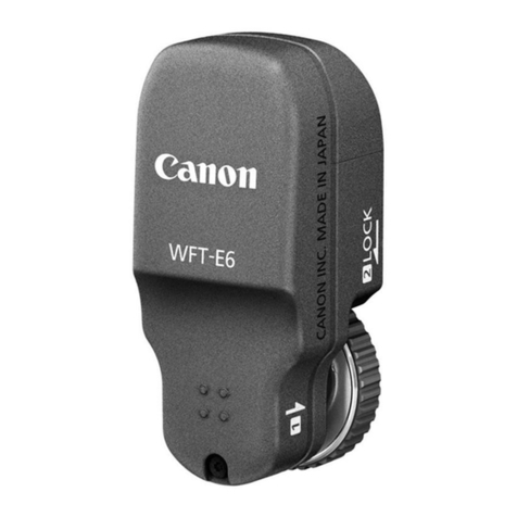 Canon WFT-E6 Manuel utilisateur