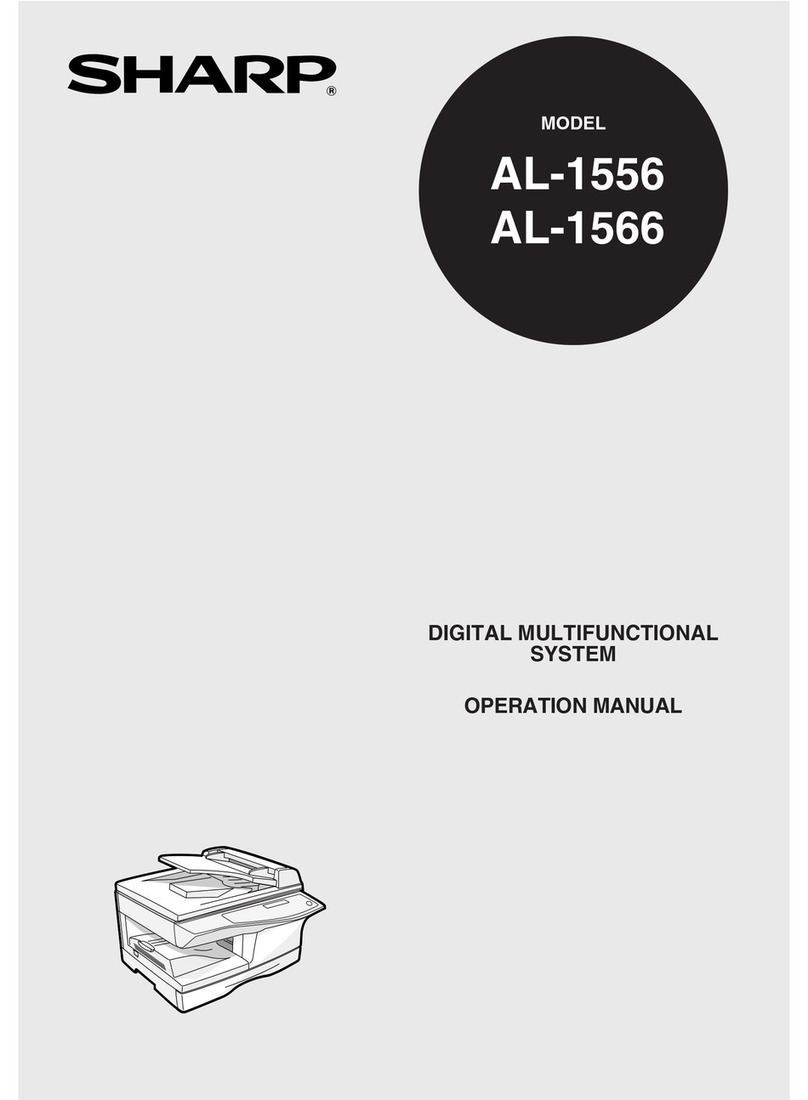 Sharp AL-1556 Manuel utilisateur