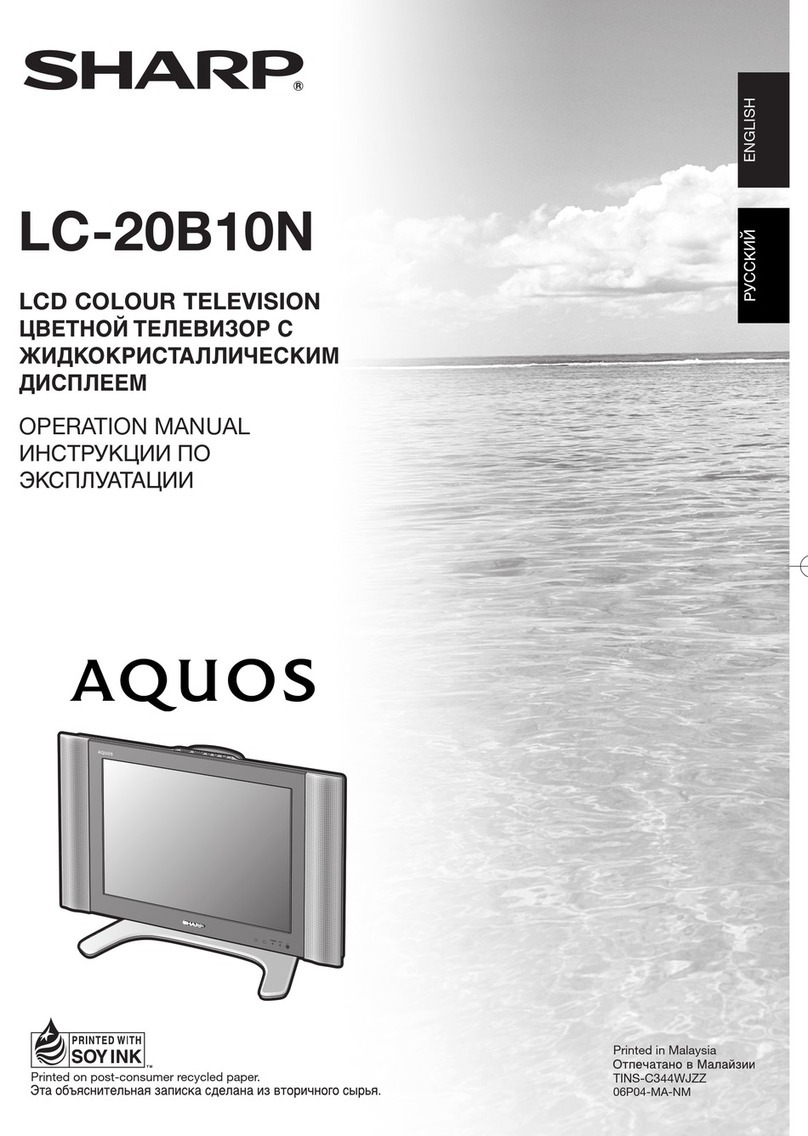 Sharp AQUOS LC-20B10N Manuel utilisateur